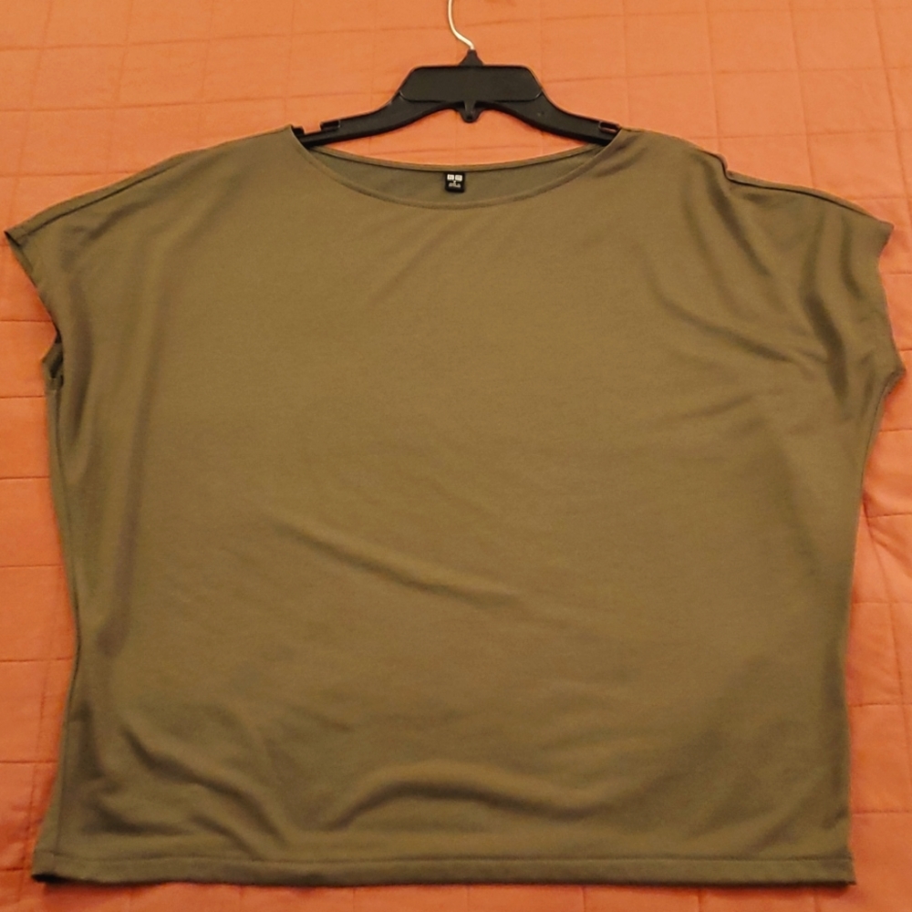 Drape Crew Neck Short-Sleeve T-Shirt